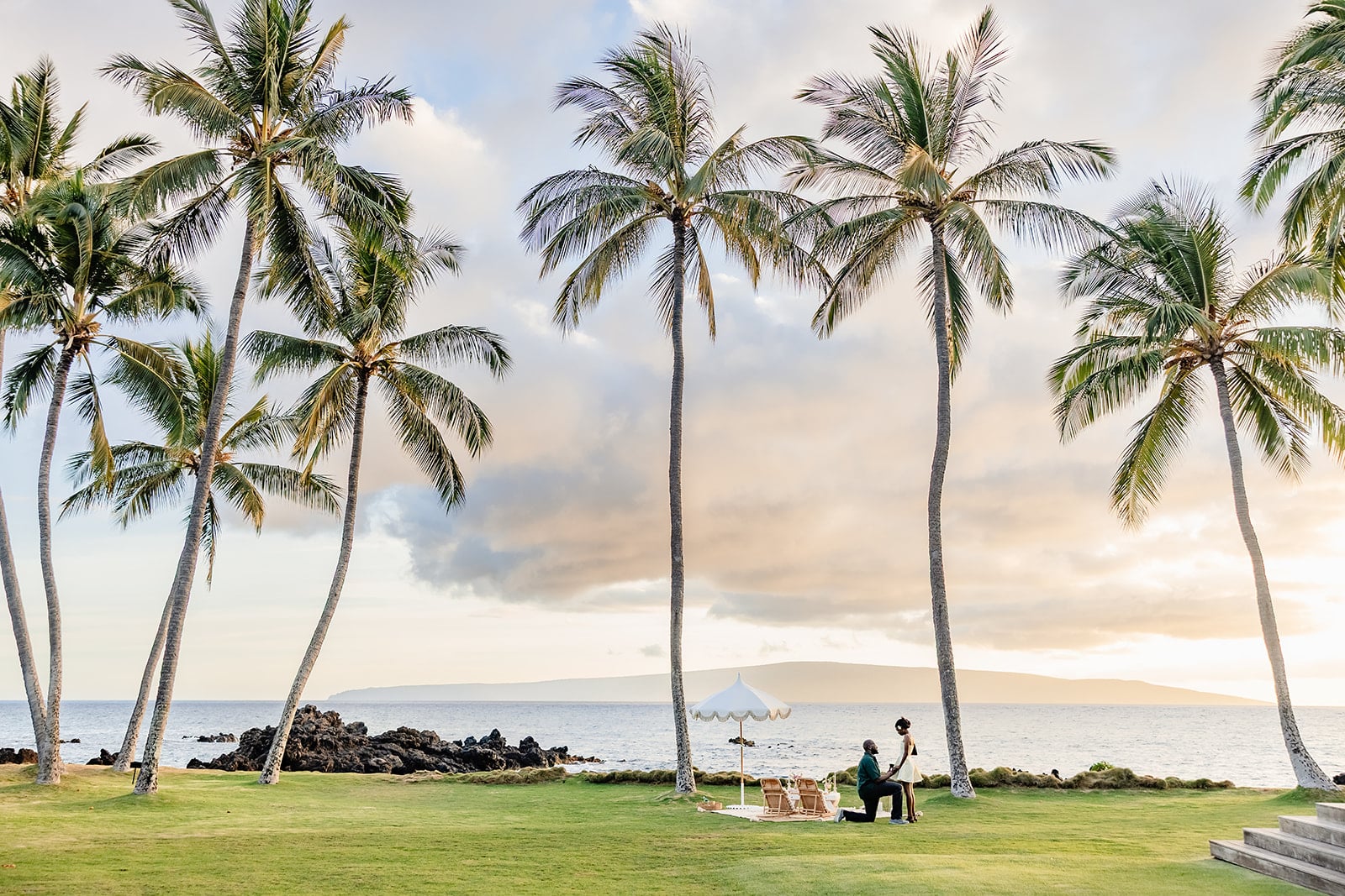 Sunset Picnic Proposal | Ernest & Gloria | White Orchid Beach House
